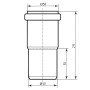 Компенсатор каналізаційний Ostendorf-OSMA HT-System PLUS d50