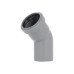 Колено канализационное Ostendorf-OSMA HT-System PLUS d50×45°