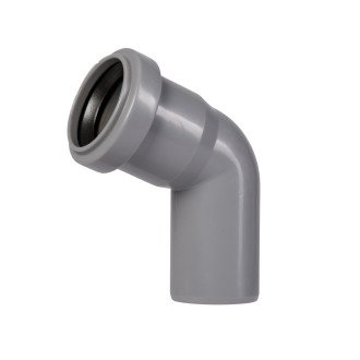 Коліно каналізаційне Ostendorf-OSMA HT-System PLUS d40×67°