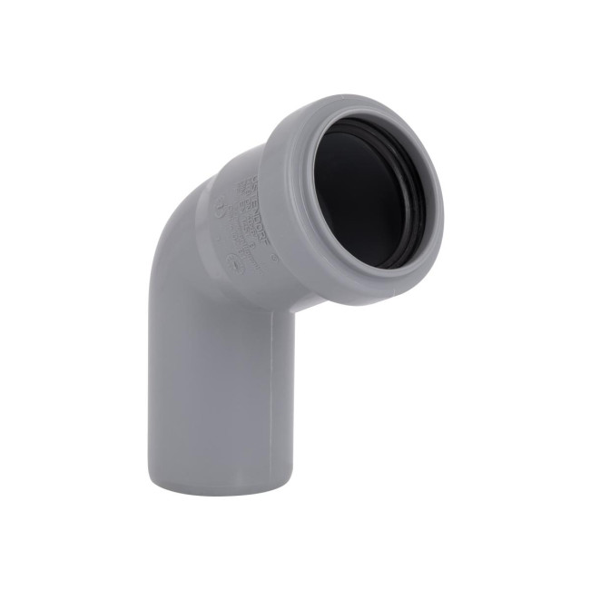 Коліно каналізаційне Ostendorf-OSMA HT-System PLUS d40×67°
