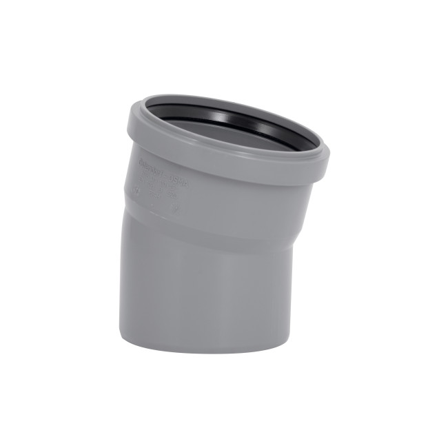 Коліно каналізаційне Ostendorf-OSMA HT-System PLUS d110×15°