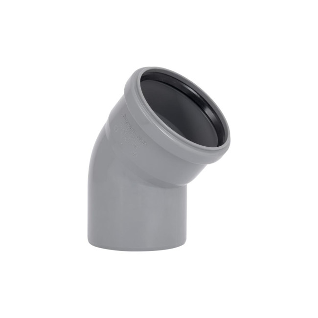 Коліно каналізаційне Ostendorf-OSMA HT-System PLUS d110×45°