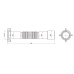 Гибкая труба Lidz (WHI) 60 01 G002 01 с накидной гайкой 1 1/2" длина 1200 мм