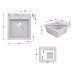 Кухонна мийка Lidz 460х515/200 GRA-09 (LIDZGRA09460515200)