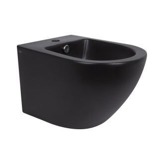 Биде подвесное Qtap Robin 495х370х325 Matt black QT1355046FMB