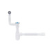 Сифон для кухонной мойки Lidz (WHI) 60 08 E004 00 с круглым переливом (выход 50 мм)