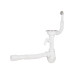 Сифон для кухонной мойки Lidz (WHI) 60 08 E001 01 ECO с круглым переливом (выход 50 мм)