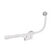 Сифон для ванни Lidz (WHI) 60 03 V002 01 з ревізією (вихід 50 мм)