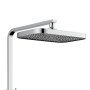 Душова система універсальна Qtap Sloup термостатична на два споживачі QTSL57103KNC Chrome