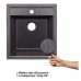 Кухонная мойка Lidz 460х515/200 GRF-13 (LIDZGRF13460515200)