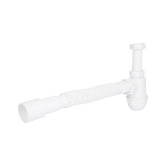 Сифон для раковины Lidz (WHI) 60 08 E003 00 (выход 50 мм) без выпуска