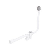 Сифон для ванны Lidz (WHI) 60 03 V002 02 с ревизией (выход 50 мм)