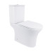 Унитаз-компакт Qtap Presto безободковый с сиденьем Soft-close QT24221217AW