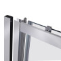 Душові двері в нішу Qtap Taurus CRM209-1.C6 90-100x200 см, скло Clear 6 мм, покриття CalcLess