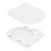 Унітаз-компакт Qtap Presto безобідковий з сідінням Soft-close QT24221217AW