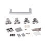 Душові двері в нішу Qtap Taurus CRM2012-13.C6 120-130x200 см, скло Clear 6 мм, покриття CalcLess