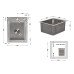 Мийка для кухні інтегрована Lidz Handmade H4050 (LDH4050BRU39258) Brushed Steel 3,0/1,0 мм