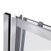 Душові двері в нішу Qtap Taurus CRM201-11.C6 110-120x200 см, скло Clear 6 мм, покриття CalcLess