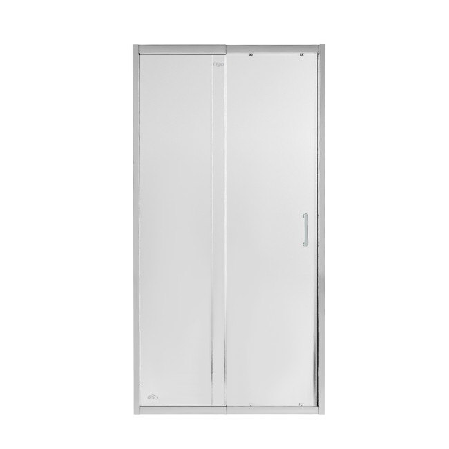 Душевая дверь в нишу Qtap Taurus CRM209-1.C6 90-100x200 см, стекло Clear 6 мм, покрытие CalcLess
