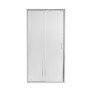 Душові двері в нішу Qtap Taurus CRM209-1.C6 90-100x200 см, скло Clear 6 мм, покриття CalcLess