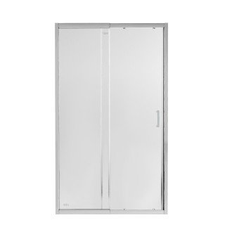 Душові двері в нішу Qtap Taurus CRM2012-13.C6 120-130x200 см, скло Clear 6 мм, покриття CalcLess