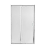 Душевая дверь в нишу Qtap Taurus CRM2013-14.C6 130-140x200 см, стекло Clear 6 мм, покрытие CalcLess