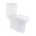 Унітаз-компакт Qtap Presto безобідковий з сідінням Soft-close QT24221217AW