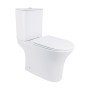Унітаз-компакт Qtap Presto безобідковий з сідінням Soft-close QT24221217AW