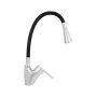 Змішувач для кухні Lidz Tani 007F3 з гнучким виливом (k40) LDTAN007F3BCR37649 Chrome/Black