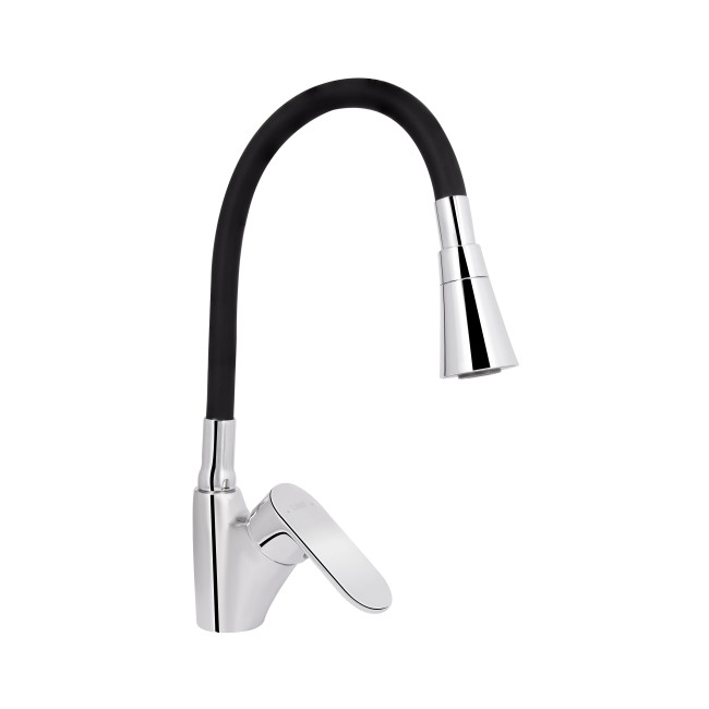 Смеситель для кухни Lidz Tani 007F3 с гибким изливом (k40) LDTAN007F3BCR37649 BCR
