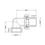 Згін-американка Thermo Alliance Base 1/2"ВЗ кутова, нікель SD191W15