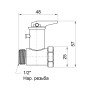 Зворотний клапан Thermo Alliance Standart 1/2" SD24315R