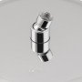 Лійка для верхнього душу Лейки Lidz Лейка 125 245 мм округла LDNIA125NKS37518 Chrome
