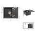 Кухонная мойка Lidz 650x500/200 GRF-13 (LIDZGRF13650500200)