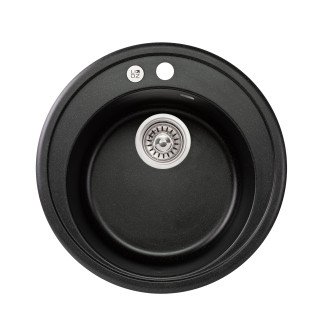 Кухонна мийка Lidz D510/200 BLM-14 (LIDZBLM14D510200)