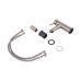 Змішувач для раковини Lidz Aria 001F (k35) LDARI001FNKS34937 Nickel