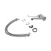 Смеситель для раковины локтевой Lidz Watt 002M с поворотным изливом (k40) LDWAT002MCRM34861 Chrome