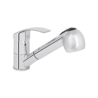 Смеситель для кухни Lidz Mars 011 с выдвижным изливом (k40) LDMAR011CRM34859 Chrome