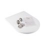 Сидіння для унітаза Qtap (Jay 520,640, Swan 520,640) з мікроліфтом Slim QT1699SC5176W