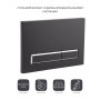 Панель змиву для унітаза Qtap Nest QT0111V1107GB