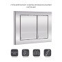 Панель змиву для унітаза Qtap Nest QT0111M06028CRM
