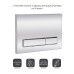 Панель змиву для унітаза Qtap Nest QT0111M08381CRM