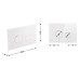 Панель змиву для унітаза Qtap Nest QT0111V1164GW