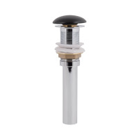 Донный клапан для раковины Qtap PU03 225х70х70 Matt black
