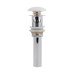 Донний клапан для раковини Qtap PU02O 225х70х70 White з переливом