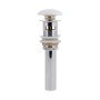 Донний клапан для раковини Qtap PU02O 225х70х70 White з переливом