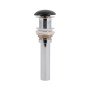 Донний клапан для раковини Qtap PU03 225х70х70 Matt black