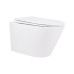 Унітаз підвісний Qtap Swan безобідковий з сідінням Soft-close QT16335178W