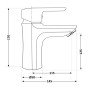 Змішувач для раковини Brinex 35B 001