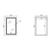 Дзеркало Qtap Mideya (DC-F936) 500х800 з LED-підсвічуванням Touch, з антизапотіванням, димером QT2078F936W